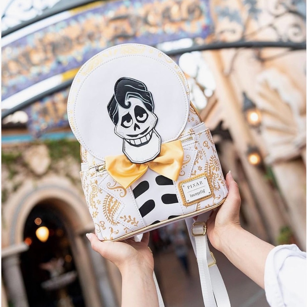Loungefly Disney Villains Pixar Coco Ernesto Cosplay Backpack